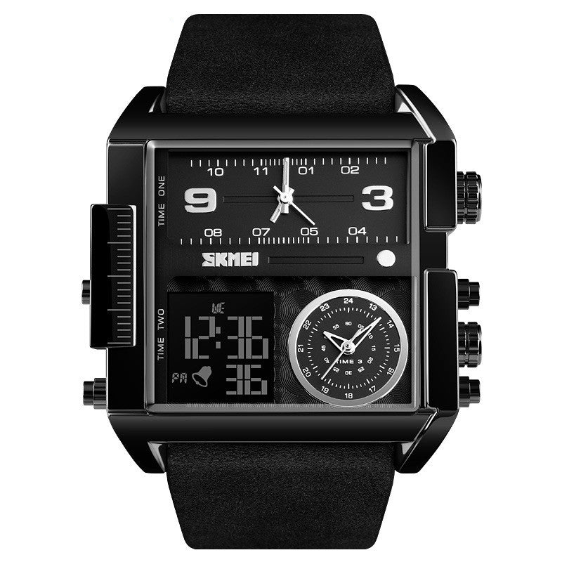 Square Large Dial Watch Men'S Business