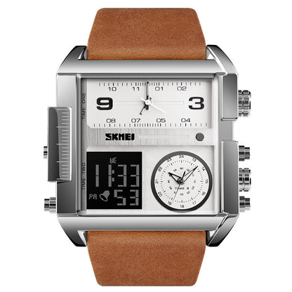 Square Large Dial Watch Men'S Business