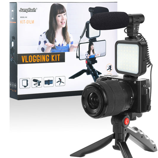 Professional Vlogging Tripod Kit Photography Smartphone Video Studio