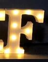Luminous LED Letter Number Night Light English Alphabet Number Battery Lamp Romantic Wedding Christmas Party Decoration