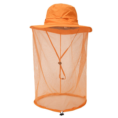 Simple Men And Women Anti-mosquito Fishing Hat