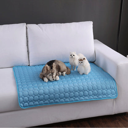 Pet Summer Portable Ice Silk Cooling Pad