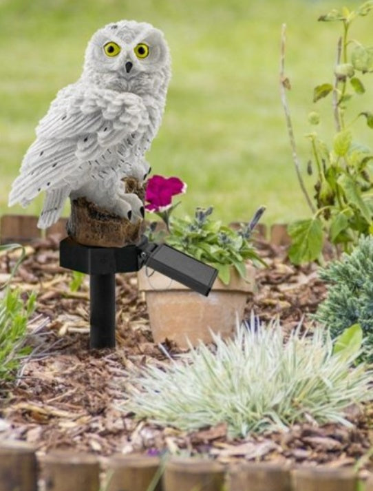 Solar Owl Garden Light Outdoor LED Lawn Lamp