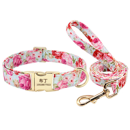 Pet Dog Collar Lettering Anti-Lost Collar