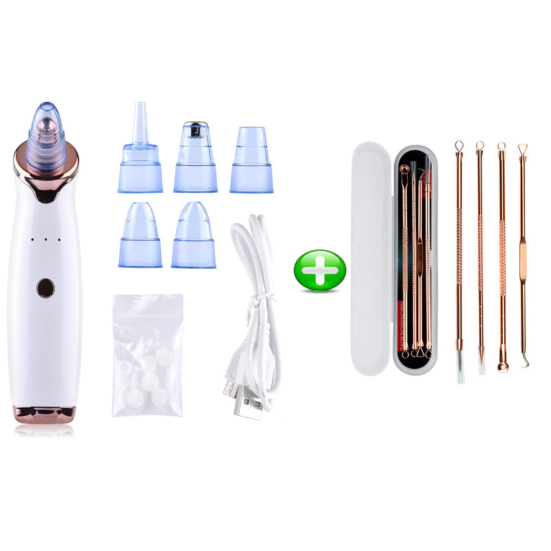 ﻿Blackhead Instrument Electric Suction Facial Washing Instrument