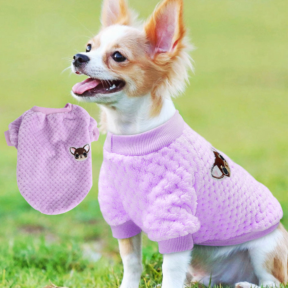 Winter Soft Warm Pet Dog Jacket Coat Dog Clothes Puppy Kitten Clothing For Small Medium Dogs