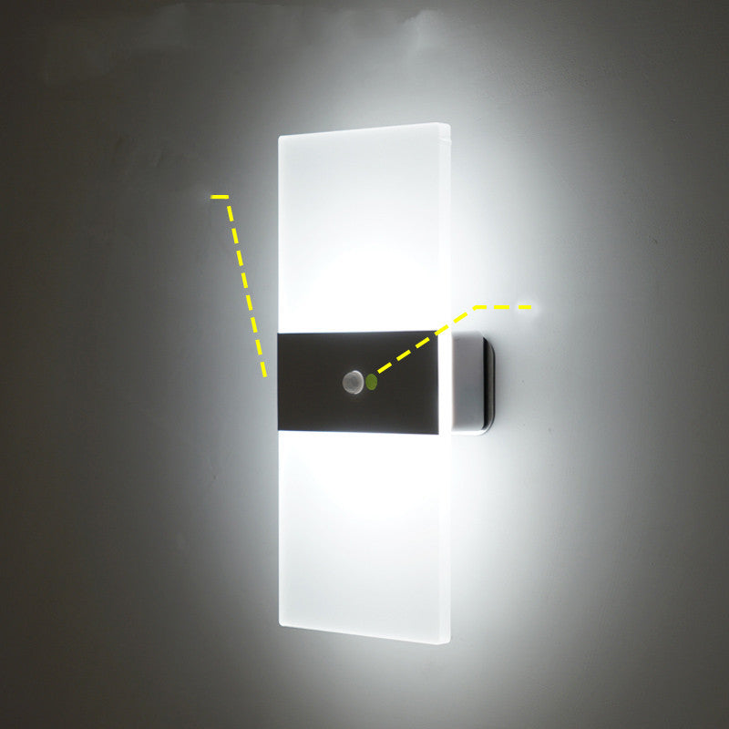 Magnetic Rechargeable Wall Lamp Simple Bedroom Bedside Lamp