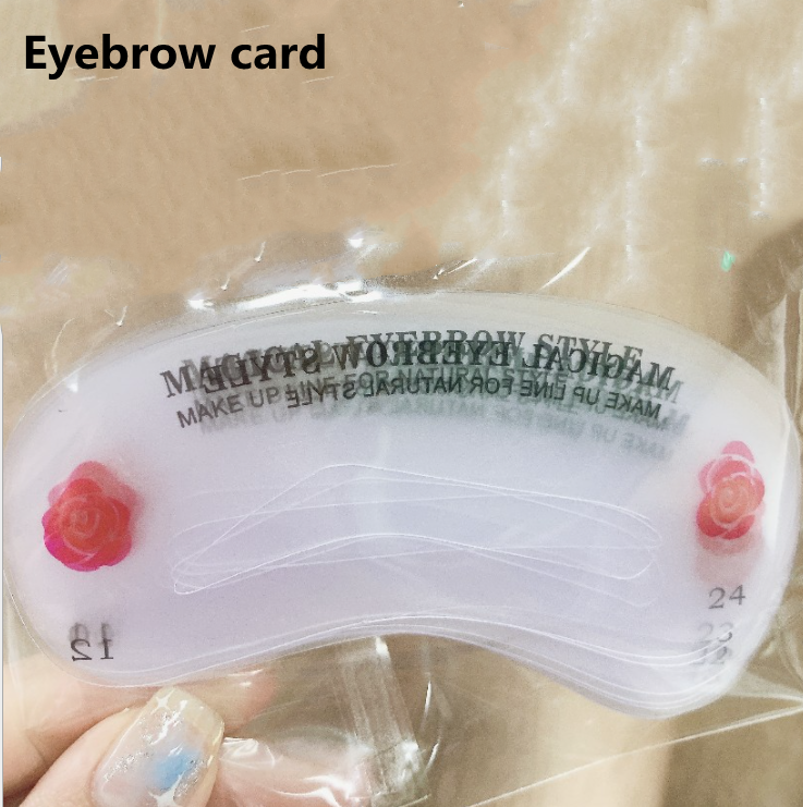 Brow Stamp Shaping Kit Eyebrow Stamp Waterproof Long Lasting