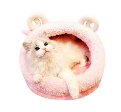 Cat Bed Indoor Soft Cats Houses Warm Cozy Cushion Bag