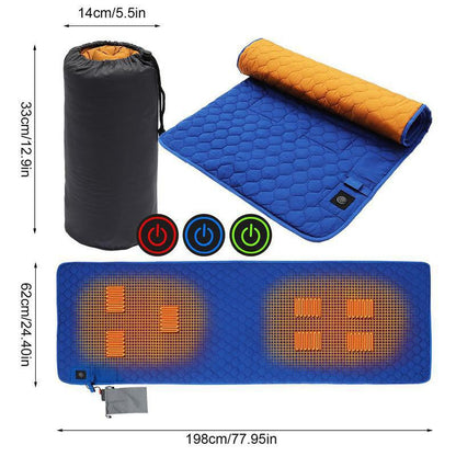 Outdoor USB Heating Sleeping Mat Insulation Camping Heating