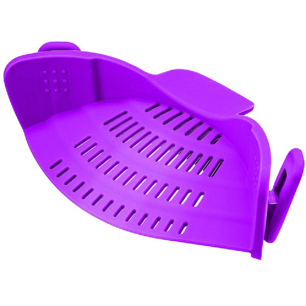 Wide-mouth silicone drain for household use