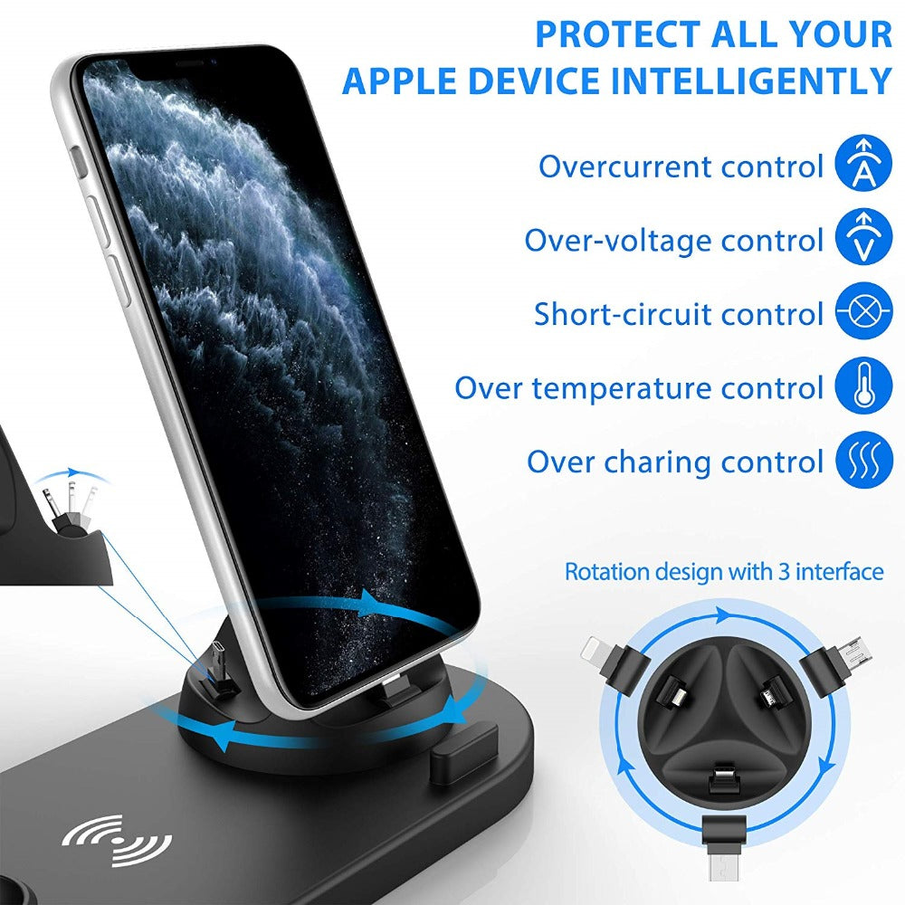 Compatible with Apple, Three-in-one charging watch holder for iwatch aripods