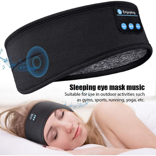 Wireless Bluetooth Sleeping Headphones Headband Thin Soft Elastic