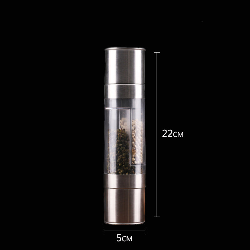 Black pepper grain grinder manual seasoning bottle