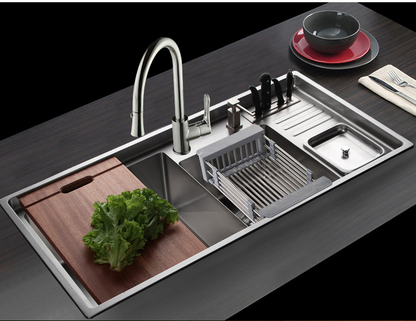 Kitchen sink drain basket