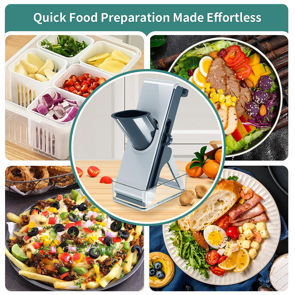 Food Slicer Adjustable 3 In 1 Slicer For Kitchen Food Chopper