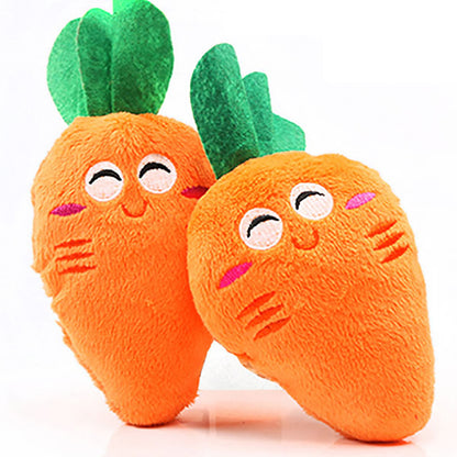 Gooddog Dog Plush Vocal Toys Fruits Cartoons Pets