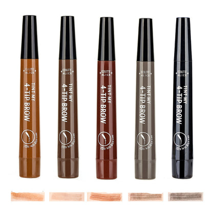 Liquid water eyebrow pencil