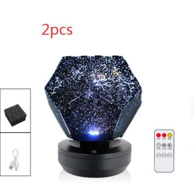 LED Starry Sky Projector Night Lights 3D Projection Night Lamp