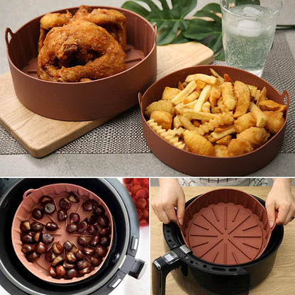 Air Fryer Silicone Pot Multifunctional Air Fryers Oven Accessories