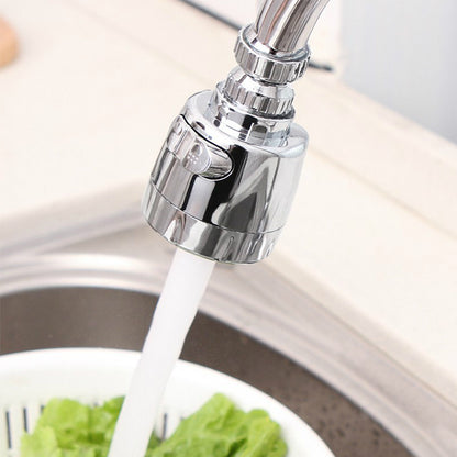 Splash-proof head extended extension faucet