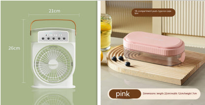 Portable USB Air Conditioner Cooling Fan Humidifiers