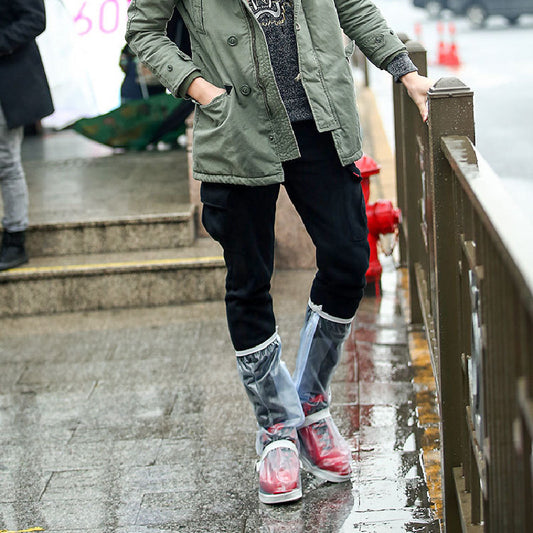 ﻿Riding rain boots shoe covers wear-resistant outdoor non-slip
