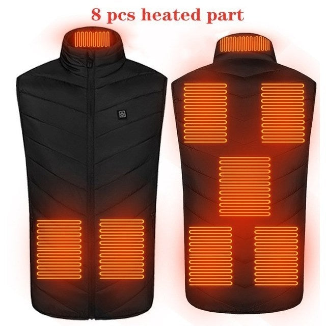 Heated Vest Washable Usb Charging Electric