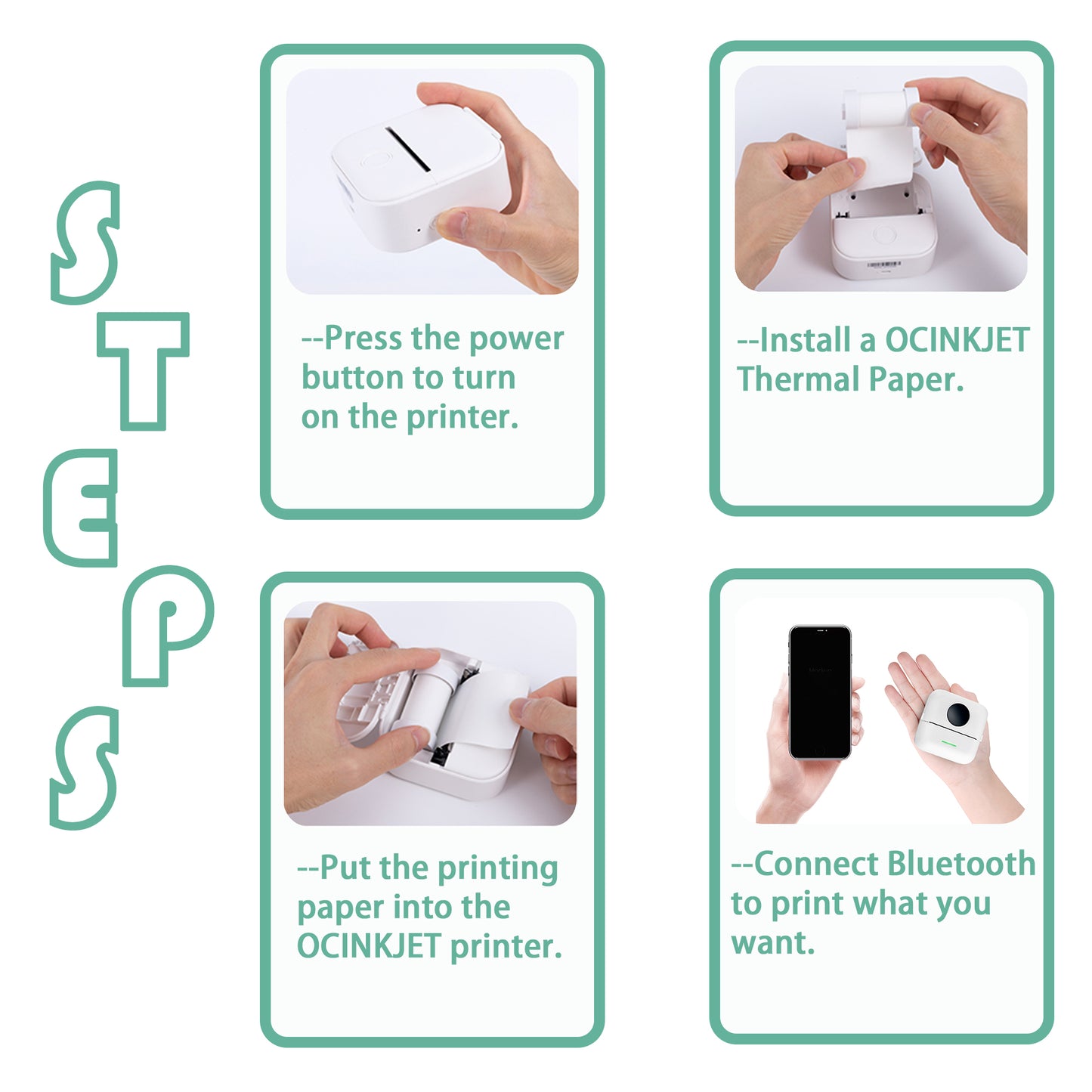 Pocket Student Thermal Printer For Home Use