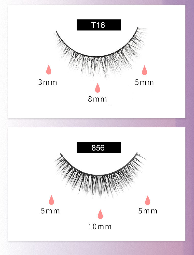 Reusable Magnetic Self-Adhesive Eyelashes No Eyeliner Or Glue Needed