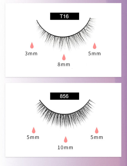 Reusable Magnetic Self-Adhesive Eyelashes No Eyeliner Or Glue Needed