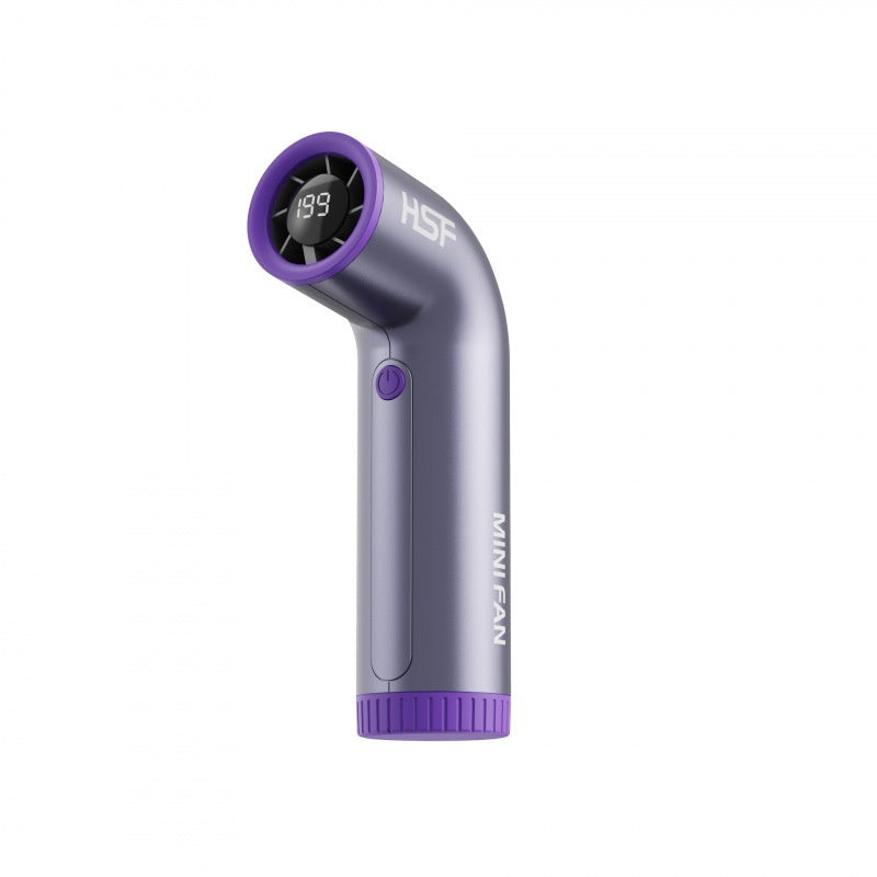 High-speed Portable Fan Little Turbine Digital Display Charging Fan