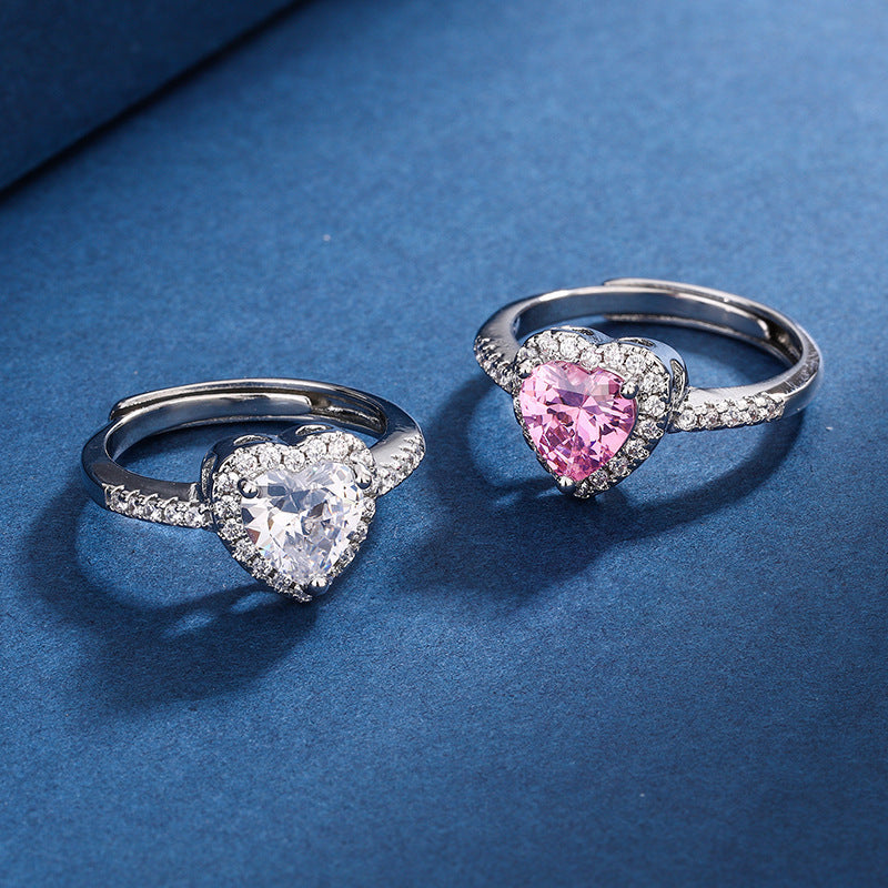 Fashion Jewelry Micro-encrusted Zircon Diamond Ring