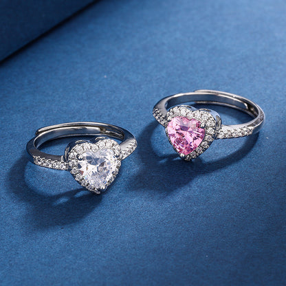 Fashion Jewelry Micro-encrusted Zircon Diamond Ring