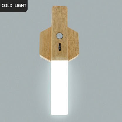 Smart Home Wooden Moving Body Induction Lamp