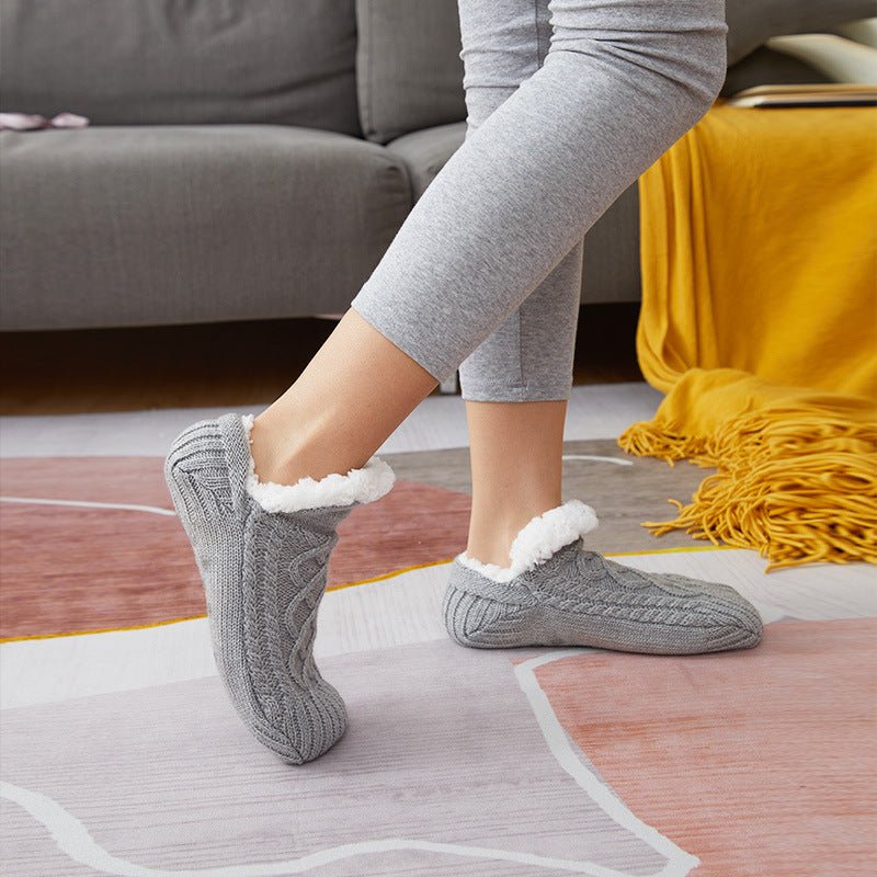 Winter Woolen Socks Women Thicken Warm Home Bedroom Socks