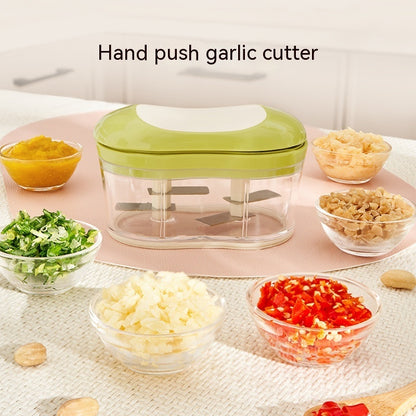 Household Multi-function Hand Push Garlic Press