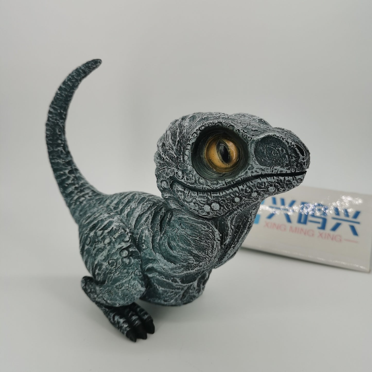 Cute Dinosaur Garden Statues Resin Velociraptor Ornament