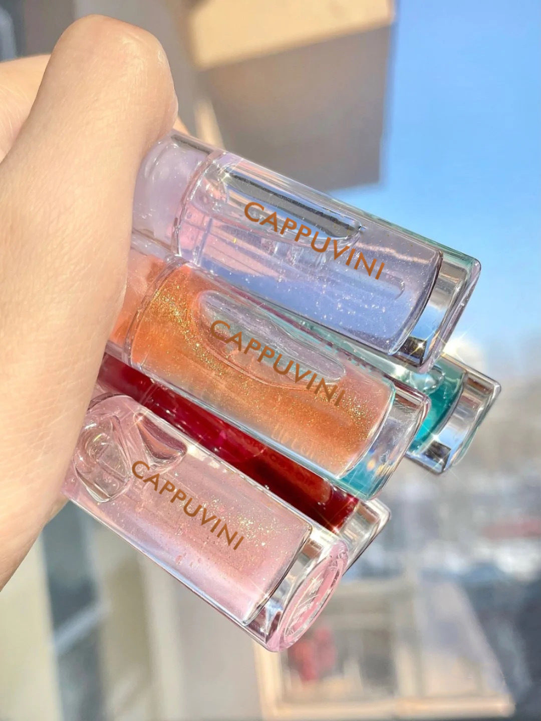 Three Per Package Transparent Water Light Lip Gloss