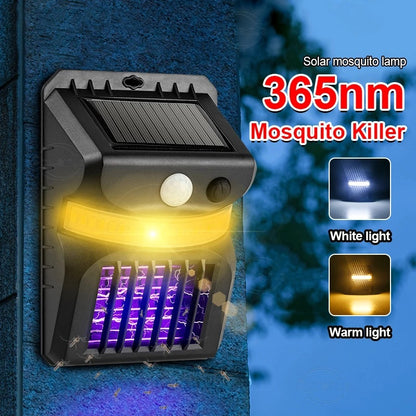 New Solar Wall Lamp Upgrades Mosquito Repellent Function