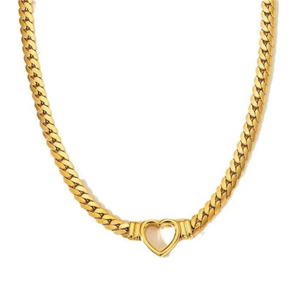 Personalized Love Chain Necklace Bracelet For Women Fashion