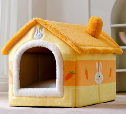 Foldable Dog House Pet Cat Bed Winter Dog