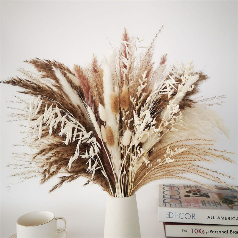 Bouquet Of Small Dried Reed Flowers