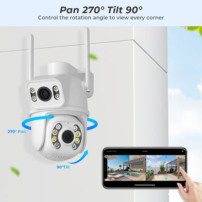 Dual-lens Dual-screen PTZ HD Camera