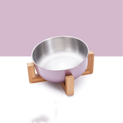 Neck Guard Stainless Steel Pet Bowl