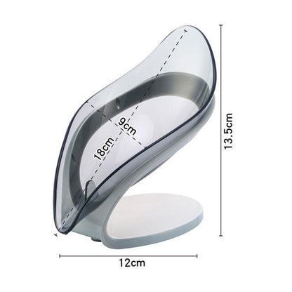 Bathroom Soap Holder Leaf Shape Soap Box Kitchen Dish
