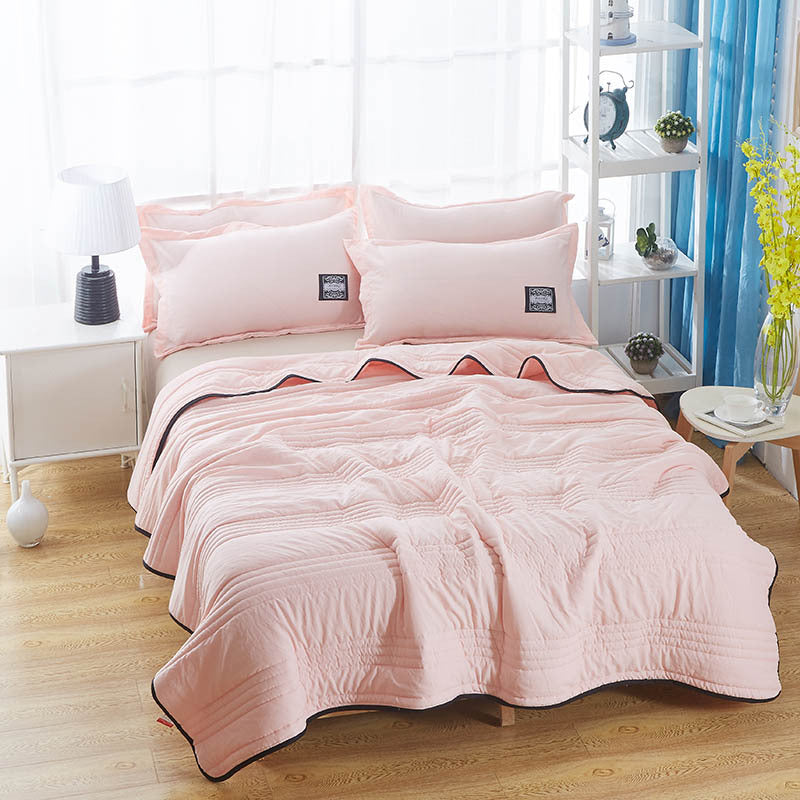 Cooling Blankets Pure Color Summer Quilt Plain Summer Cool