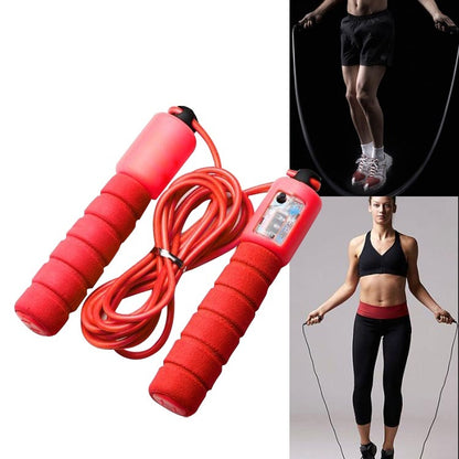 Skipping Rope With Counter Adjustable Length Counter Sports Training