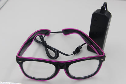 NEW Fashion 7 Colors Flashing EL Wire Led Glasses Party