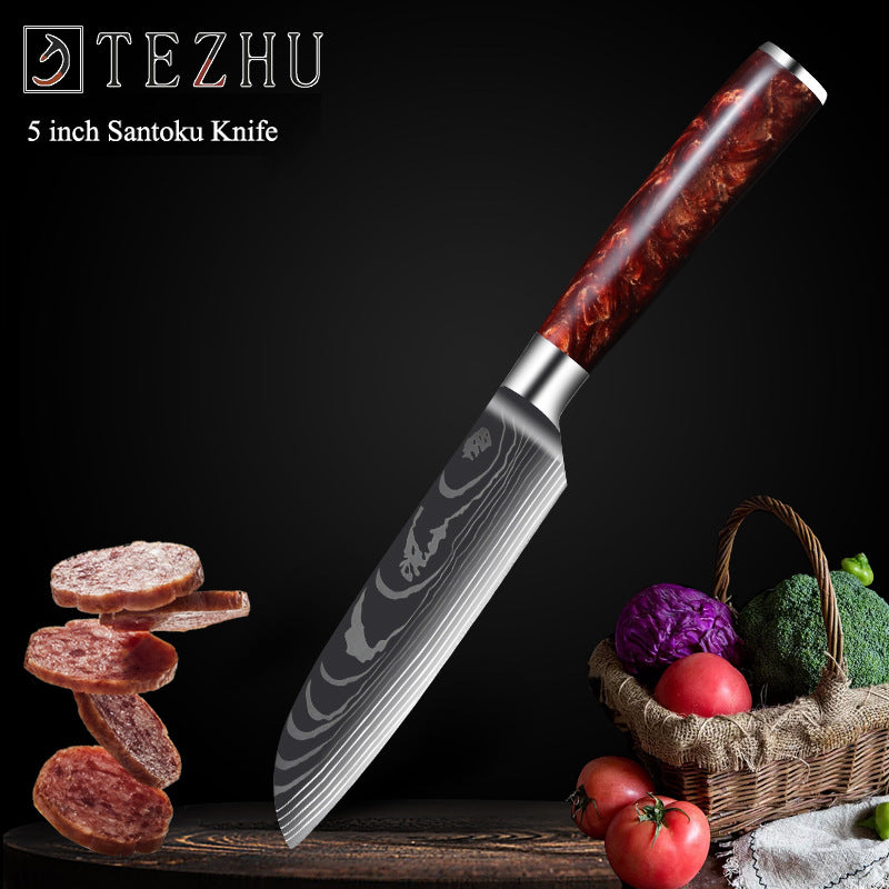 Stainless Steel Fruit Knife Versatile 5 Inch Knife Light Portable